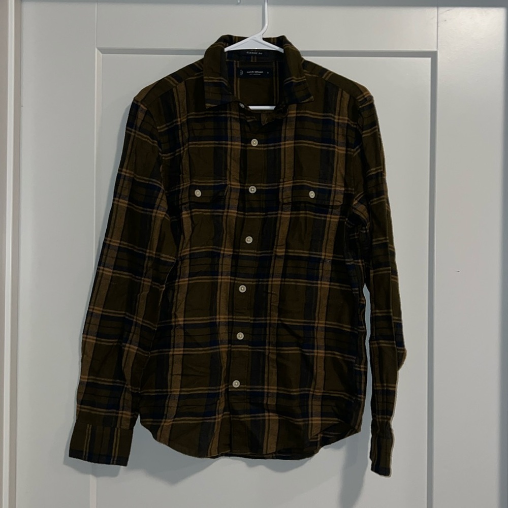 Brown Lucky Brand Flannel